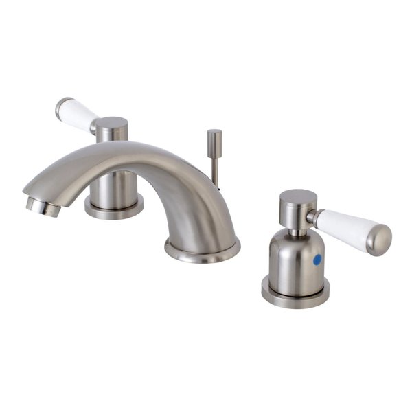 Kingston Brass KB8968DPL 8" Widespread Bathroom Faucet, Brushed Nickel KB8968DPL